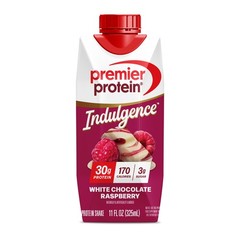 Premier Protein Indulgence Protein Shake, White Chocolate Raspberry, 12 Ct