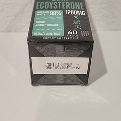 Thalacy Beta Ecdysterone 98% Maximum Purity 60 Capsules 1200MG Sealed Exp 10/26