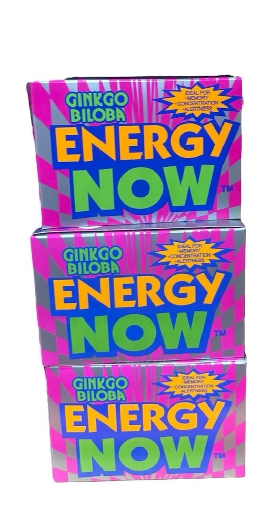 6 Boxes Of Energy Now Ginkgo Biloba Supplements 144 Packs 3 Pills In Each Pack