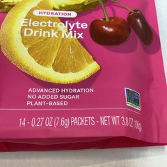 2x Cure Hydration Electrolyte Drink Mix Tropical Punch 0.27 Ounce 14/Pack