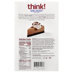 think! Protein Bar Chocolate Mousse Pie 34g Protein 10 Bars EXP 08/2026