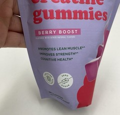 Bloom Creatine Monohydrate Gummies, 5g Per Serving, Sugar Free Creatine 01/27