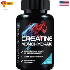 Creatine Monohydrate 3000mg Per Serving – 3X Strength Micronized Creatine Pow…