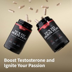 Snap Testo Booster – Muscle Growth, Energy, Libido Capsules 90ct – 2 Pack