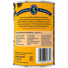 Organic Black Beans, No Salt Added, Source of Plant Based Protein and Fiber, Low