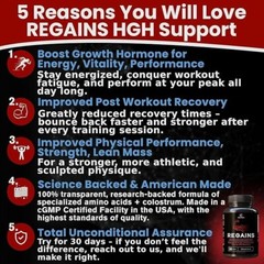 Regains HGH Supplements for Men & Women – Natural GH Boost, HGH Human Growth …