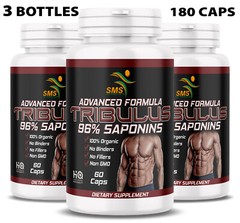 Tribulus Terrestris Test Boost, Energy, Stamina, Endurance, Muscle 3 Pack