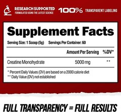 Alpha Lion Creatine – 60 servings – 5000mg/serving – 09/2026+