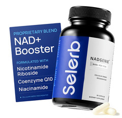 Selerb NAD+ Supplement for Men– With Liposomal-NAD+,CoQ10,L-Carnitine,L-Arginine