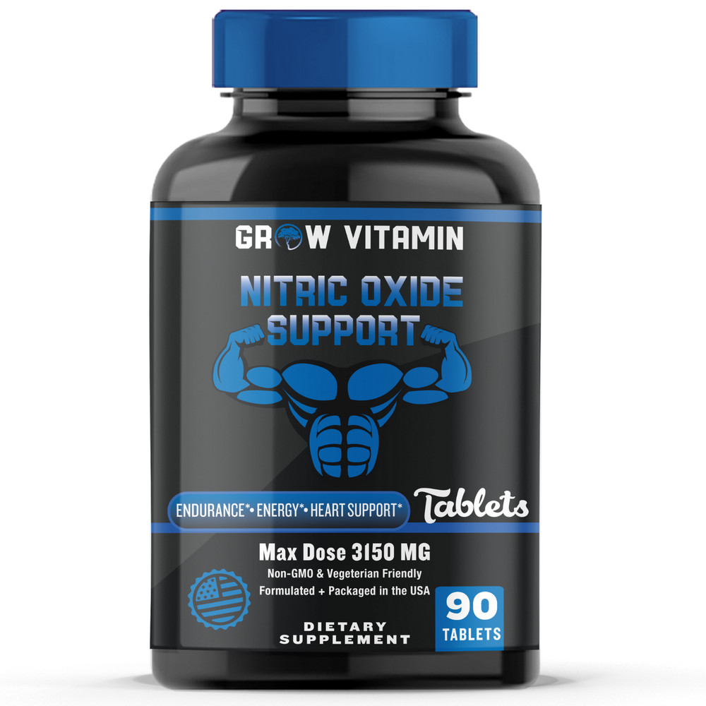 Nitric Oxide Booster Supplement – L-Arginine, L-Citrulline 3150MG – 90 Capsules