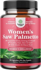 Extra Strength Saw Palmetto for Women 500mg – DHT 90 Count (Pack of 1)