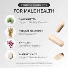 SNAP Testosterone Booster D-Aspartic Acid TongkatAli Endurance Energy Preworkout