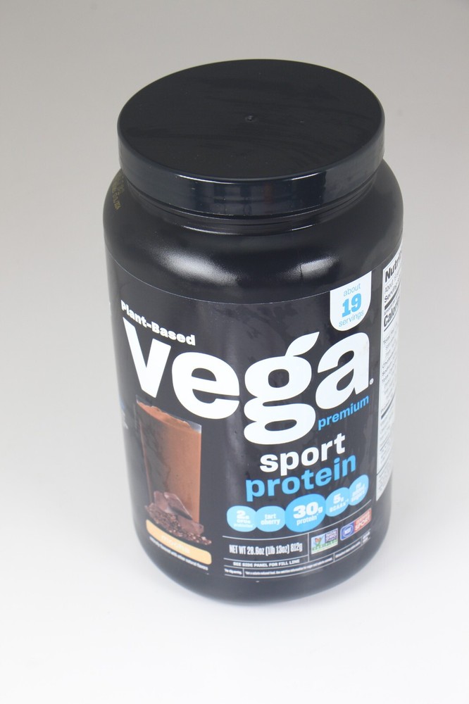 3 PACK Vega Sport Performance Plant Protein MOCHA 28.6 oz BEST BY 7/17/24 U27C