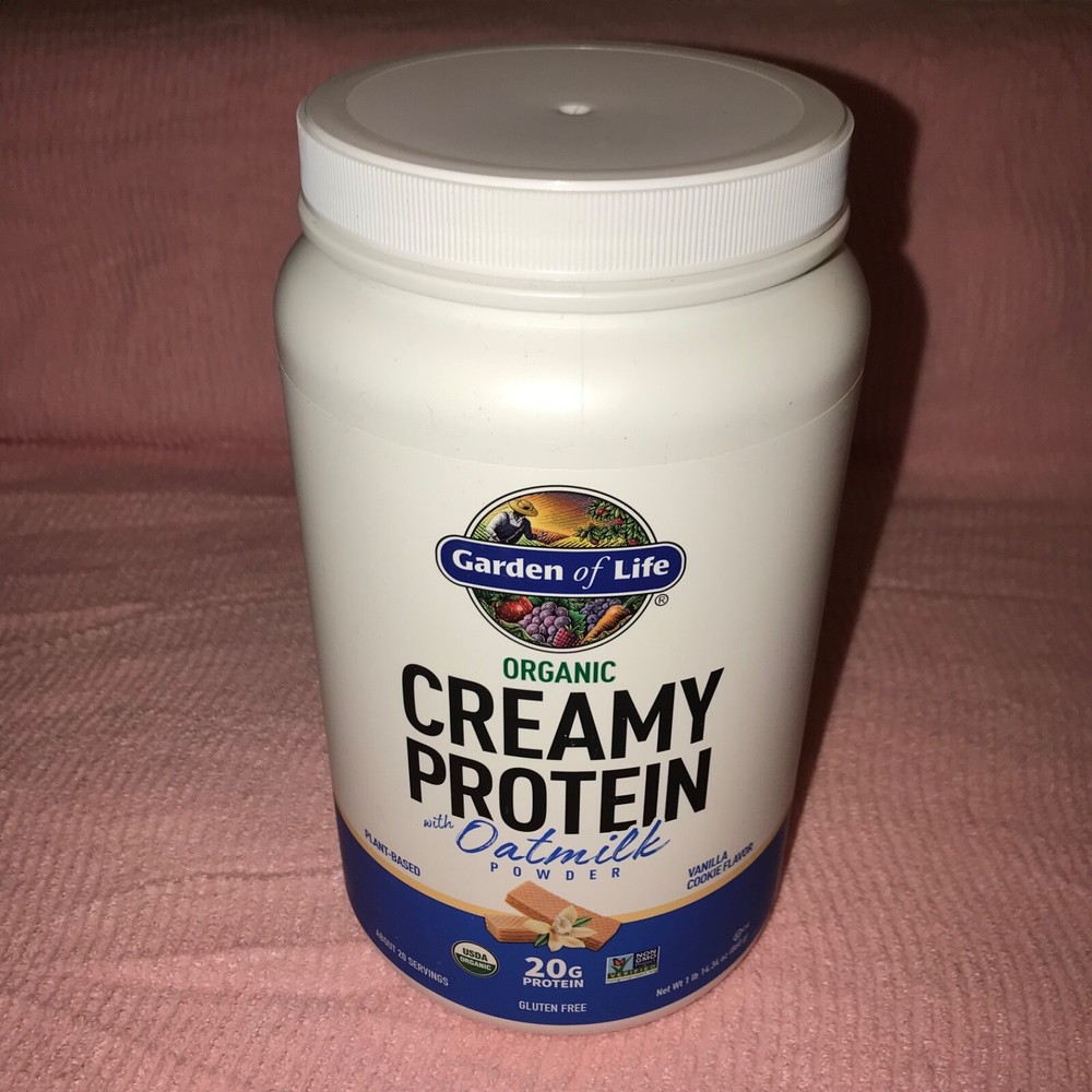 Garden of Life Organic Creamy Protein Oatmilk Powder Vanilla Cookie NEW 11/2025