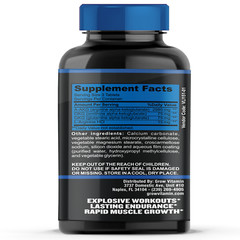 Nitric Oxide Booster Supplement – L-Arginine, L-Citrulline 3150MG – 90 Capsules