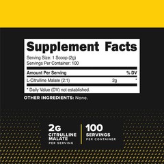 PrimaForce L-Citrulline Malate Powder – 200g, Unflavored Pre Workout Supplement
