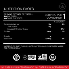Cheribundi Tart Cherry Juice Sleep | 8 Fl Oz (Pack of 24), (8 Oz)