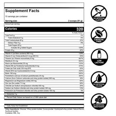 Cappuccino Protein Powder 3Lb Recovery Supplement For Athletes 20G Protein