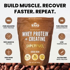 B.rad Superfuel – Grass Fed Whey Protein Isolate Boosted with Creatine | Farm…