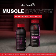 Tart Cherry Juice with L-Theanine Valerian Root for Sleep Recovery – 12 Pack