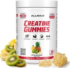 Creatine Gummies, Tropical Fruit Punch, 90 Count, 1250 mg