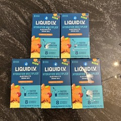 5 Liquid IVHydration Multiplier Electrolyte Drink Mix Kid Tropical Punch 12/26+