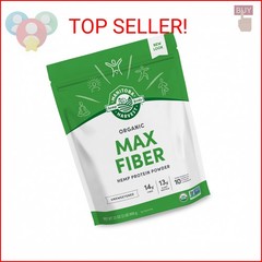 Manitoba Harvest Hemp Yeah Organic Max Fiber Protein Powder, Unsweetened, 32oz,