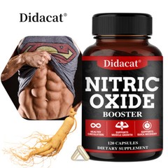 Nitric Oxide Booster Supplement Capsule– Promotes Nutrient Flow to Muscles&Heart