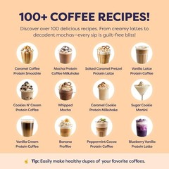 Javvy Protein Iced Coffee Caramel Whey Protein Cold Brew 20 Servings 12.6oz BEST