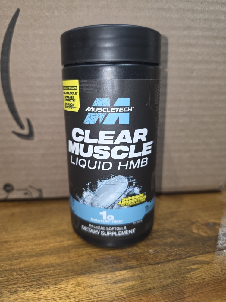 MuscleTech Clear Muscle Liquid Softgels 84ct 1g BetaTOR Superior Absorption