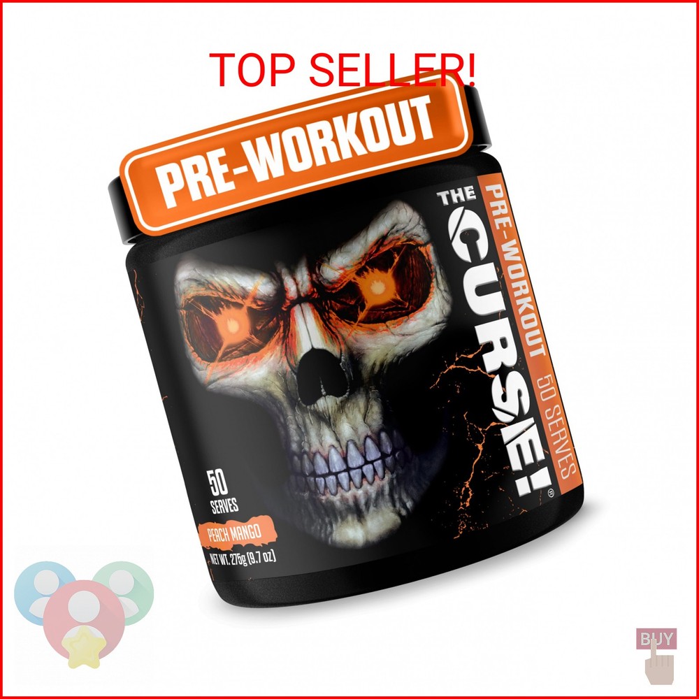 JNX SPORTS The Curse! Peach Mango Pre Workout Powder with Creatine – Extreme Ene