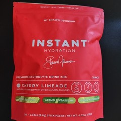 Instant Hydration Sugar Free Electrolytes Powder -20 Sticks Cherry Limeade