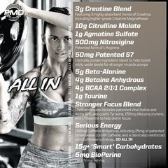 Pump Fuel All In -Medium Stim- Ultimate Muscle Pump Explosive Pre Workout Powder