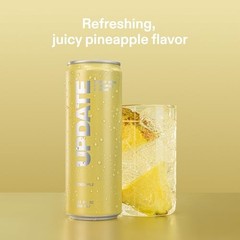 Energy Drink Pack, Caffeine Free, Zero Sugar, No Jitters, No Crash, Pineapple