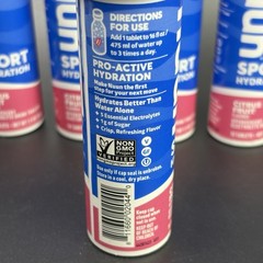 Nuun Sport Electrolyte Tablets Citrus Fruit – 80 Count Pack (8 Tubes) EXP 9/26