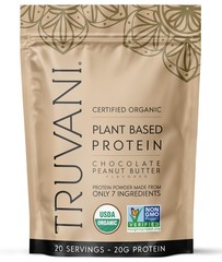 3/27 Truvani Dairy Free Protein Powder | Chocolate Peanut Butter | 20g Organic P