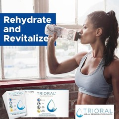 TRIORAL Electrolyte Powder Oral Rehydration Salts Hydration 100-Pack