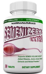 SEMENIZERX EXTRA – Loads Volumizer. Testosterone Booster.