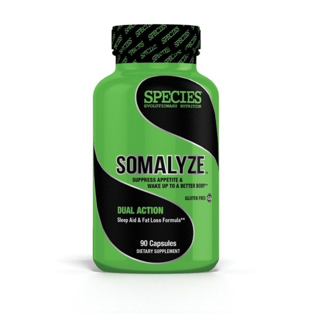 Species Nutrition Somalyze Sleep Aid Fat Loss Formula – EVL – Crash 90 Capsules