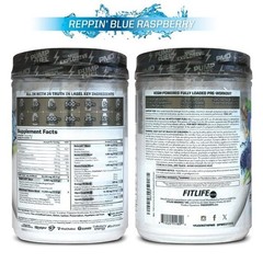 Pump Fuel All In -Medium Stim- Ultimate Muscle Pump Explosive Pre Workout Powder