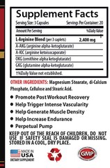 Whey protein powder – NITRIC OXIDE 2400 Mg – 1B – for increasing blood flow