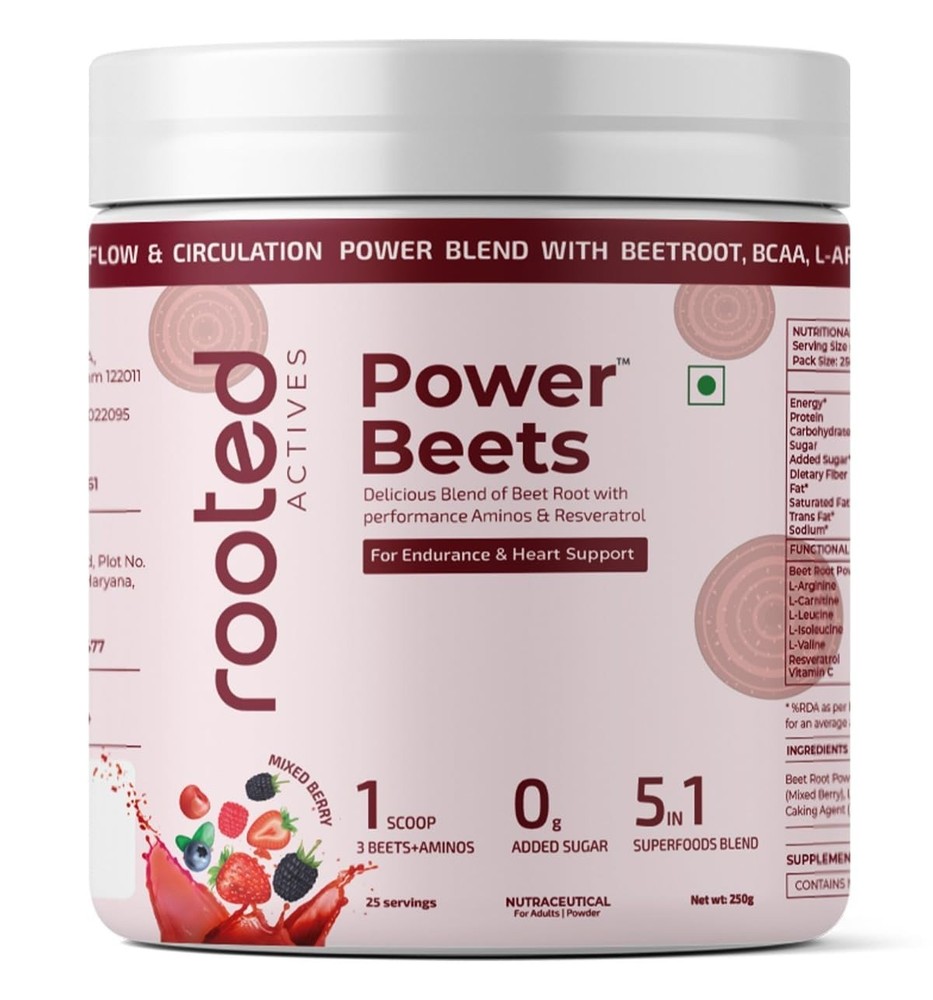 Beetroot Powder with BCAA L-Arginine L-Carnitine Resveratrol Nitric oxide boost