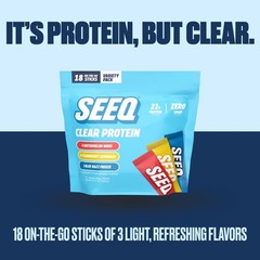Clear Protein Powder Packets – 18 Count Sample Pack – 22g Clear Whey Protein …