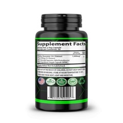 TRIBULUS TERRESTRIS 96% SAPONINS EXTRACT 60 VEGETABLE CAPSULES ORGANIC USA