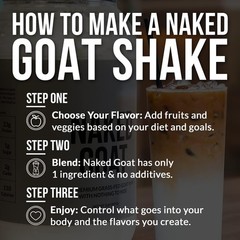 NAKED Goat – Pasture Fed Goat Whey Protein Powder from Small-Herd Wisconsin Dair