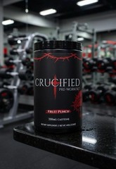 CRUCIFIED High Stim Pre-Workout 350mg Caffeine FREE POCKET BIBLE WITH PURCHASE.