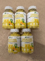 5 Bottles Noavii Creatine Monohydrate Gummies 5000mg 90 Total Gummies Exp 11/26