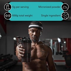 2.2/5LB Pure Creatine Monohydrate Powder 5000mg Per Serving Micronized Creatine