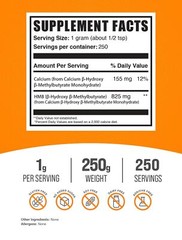 BULKSUPPLEMENTS.COM HMB Powder – Calcium HMB Beta-Hydroxy Beta-Methylbutyrate