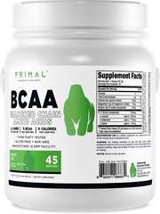Primal BCAA Powder Great Ape (45 SERV) (Green Apple Flavored) – 0 g Carbs